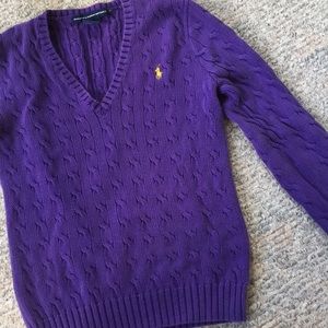 Purple Ralph Lauren Sweater